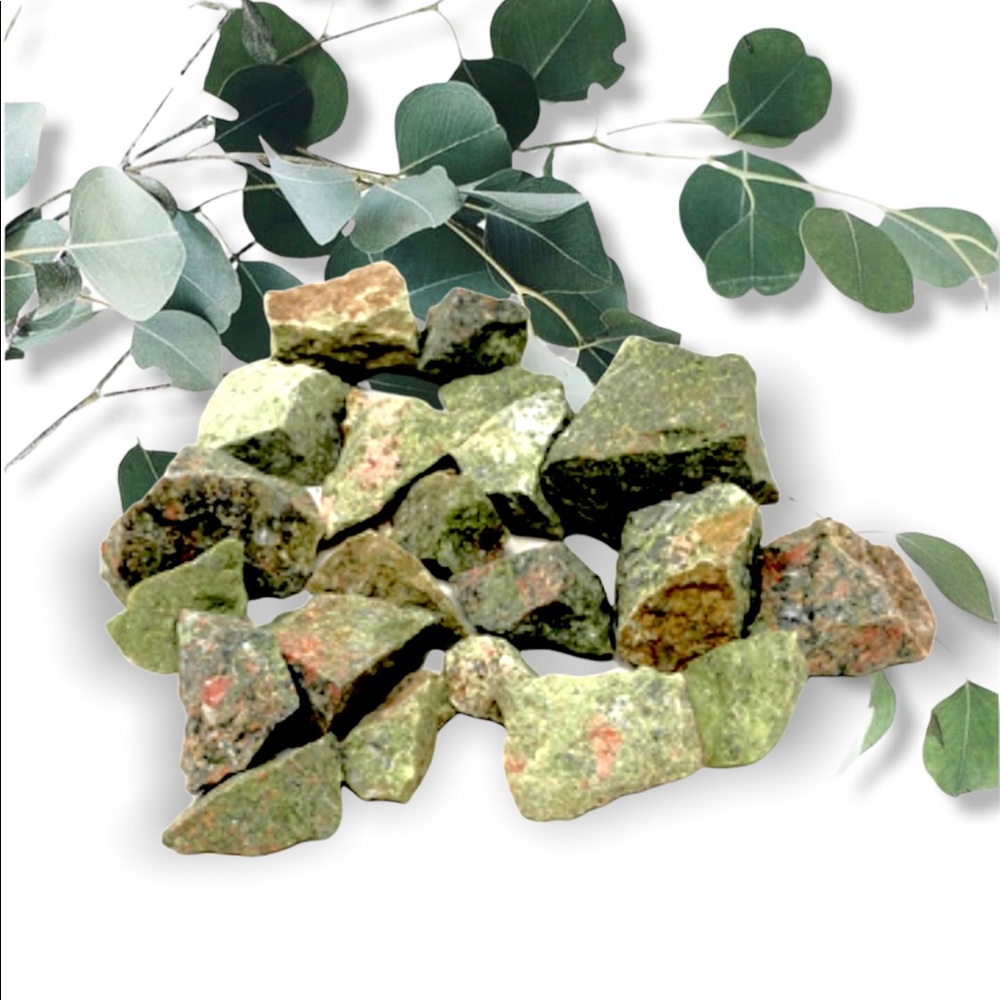 Unakite Agate Raw Stone Crystal
